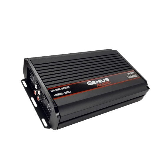 AMPLIFICADOR COMPACT DIGITAL 4 CANALES SERIE GMP 1500 WMAX / 100 WRMS X 4 CH ESTABLE 2 OHM ESTEREO