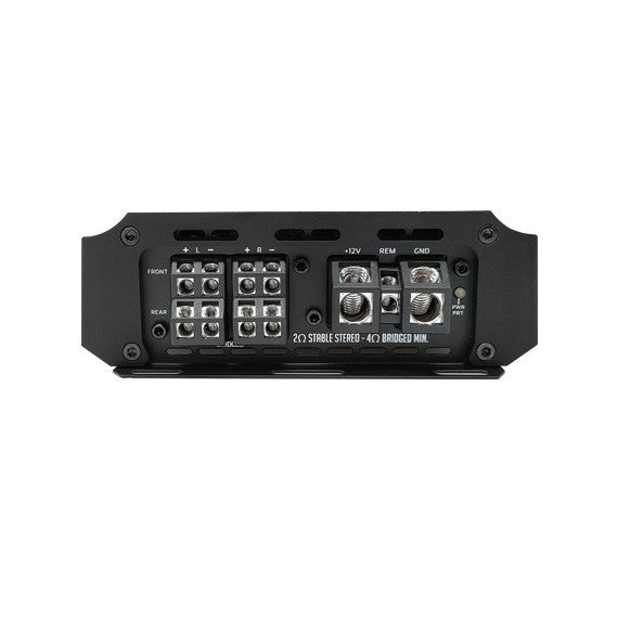 AMPLIFICADOR COMPACT DIGITAL 4 CANALES SERIE GMP 2000 WMAX / 150 WRMS X 4 CH ESTABLE 2 OHM ESTEREO