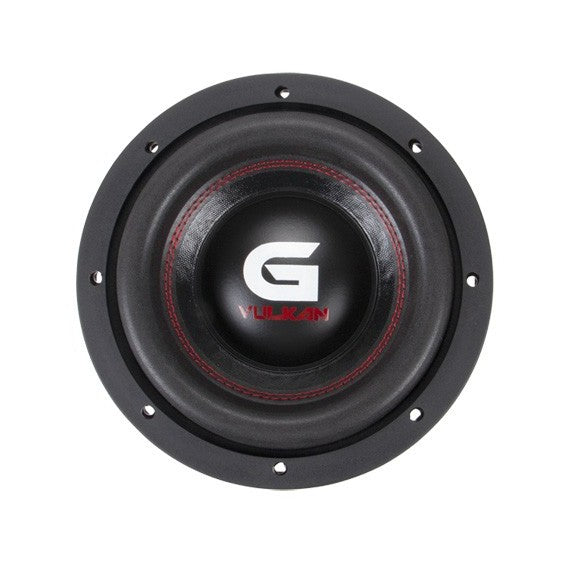 SUBWOOFER MINI SERIE VULKAN 8" 800 WMAX / 400 WRMS DOBLE BOBINA 2 OHM VOICE COIL ALAMBRE REDONDO DE COBRE