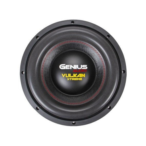 SUBWOOFER SERIE VULKAN 12" 6000 WMAX / 3000 WRMS DOBLE BOBINA 1 OHM VOICE COIL ALAMBRE ALUMINIO PLANO