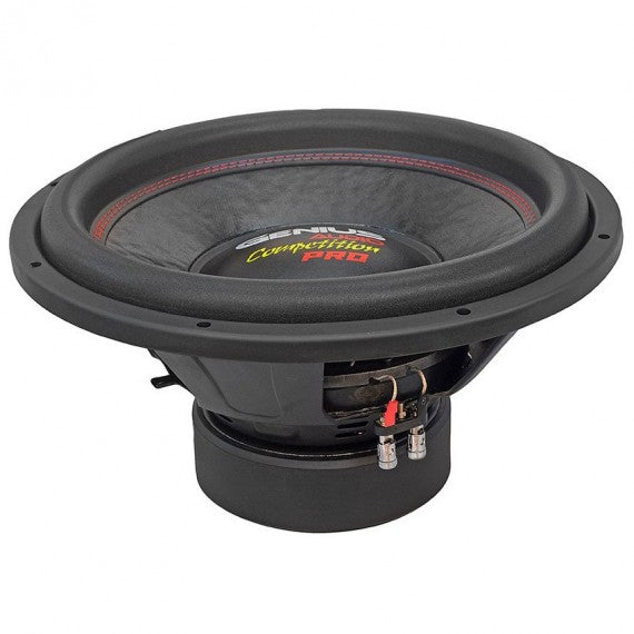 SUBWOOFER SERIE COMPETITION 15" 1400 WMAX / 700 WRMS DOBLE BOBINA 4 OHM VOICE COIL ALAMBRE REDONDO DE COBRE