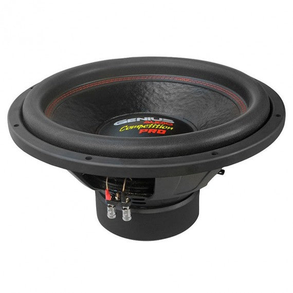 SUBWOOFER SERIE COMPETITION 15" 1000 WMAX /500 WRMS DOBLE BOBINA 4 OHM VOICE COIL ALAMBRE REDONDO DE COBRE