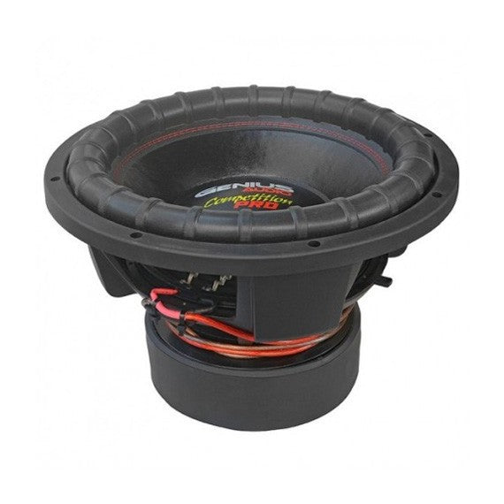 SUBWOOFER SERIE COMPETITION 15" 4000 WMAX /2000 WRMS DOBLE BOBINA 2 OHM VOICE COIL ALAMBRE REDONDO DE COBRE