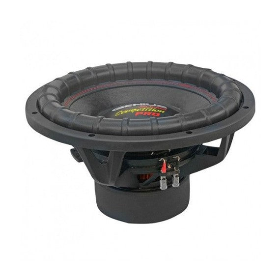 SUBWOOFER SERIE COMPETITION 15" 2000 WMAX /1000 WRMS DOBLE BOBINA 4 OHM VOICE COIL ALAMBRE REDONDO DE COBRE