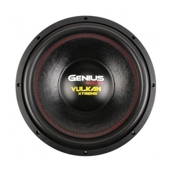 SUBWOOFER SERIE VULKAN 15" 2000 WMAX / 1000 WRMS DOBLE BOBINA 4 OHM VOICE COIL ALAMBRE REDONDO DE COBRE CANASTA DE ALUMINIO