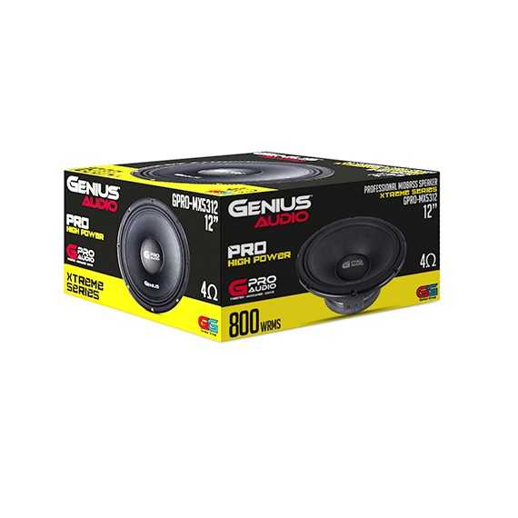 Altavoces Mid Bass PHONOCAR 10cm 4 Ohm - 50W RMS, 100W MAX - Para Puertas De Coche