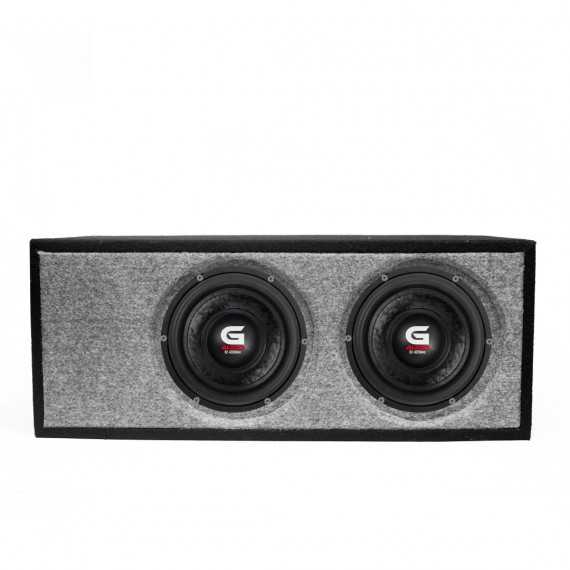 CAJA ACÚSTICA PORTEADA DOBLE SUBWOOFER MINI ABCX-2N2M8D4 / ABCX-2N2M65D4