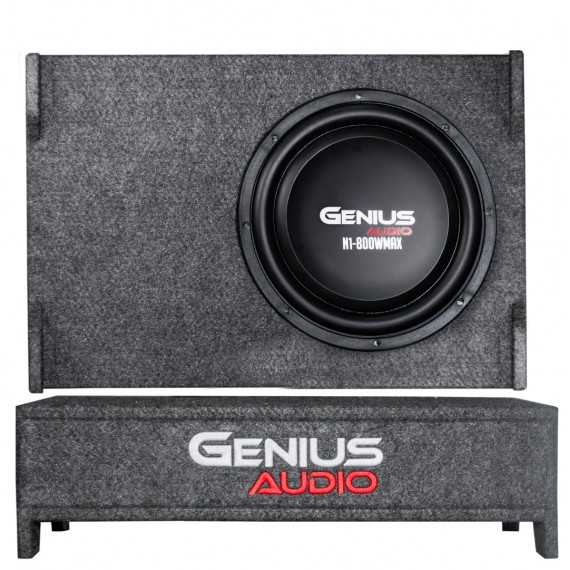 CAJA ACÚSTICA SELLADA TIPO FACE DOWN SUBWOOFER SLIM