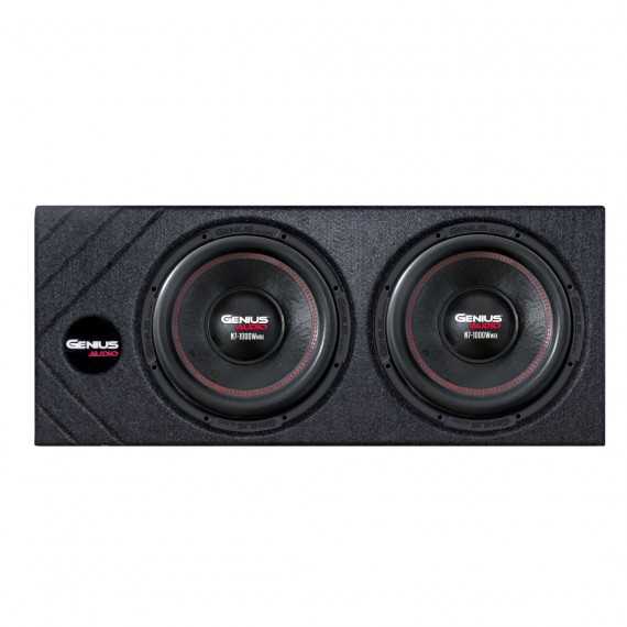 CAJA ACÚSTICA PORTEADA DOBLE SUBWOOFER 12