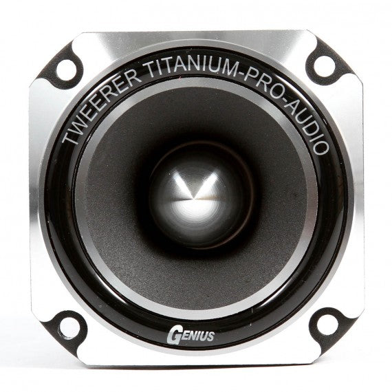 SUPER TWEETER DE ALUMINIO 3" DE DIAMETRO DE MONTURA CON DIAFRAGMA DE TITANIUM DE ALTA COMPRESION 1" VOICE COIL 300WMAX