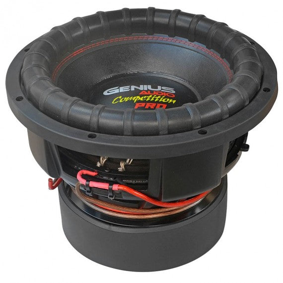 SUBWOOFER SERIE COMPETITION 12" 4000 WMAX /2000 WRMS DOBLE BOBINA 2 OHM VOICE COIL ALAMBRE REDONDO DE COBRE