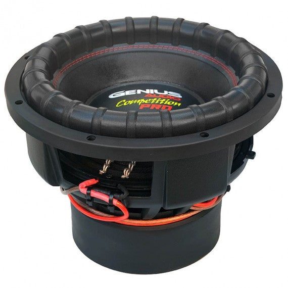 SUBWOOFER SERIE COMPETITION 12" 3000 WMAX /1500 WRMS DOBLE BOBINA 4 OHM VOICE COIL ALAMBRE REDONDO DE COBRE