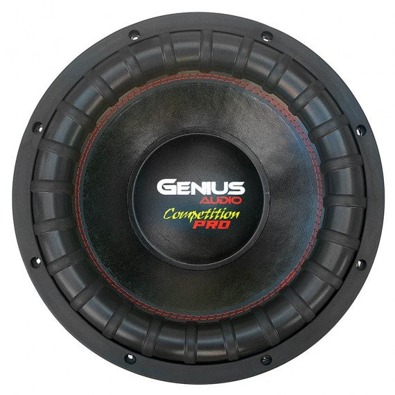 SUBWOOFER SERIE COMPETITION 12" 2000 WMAX /1000 WRMS DOBLE BOBINA 4 OHM VOICE COIL ALAMBRE REDONDO DE COBRE