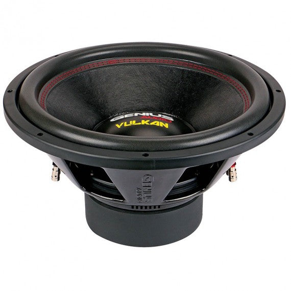 SUBWOOFER SERIE VULKAN 15" 1400 WMAX / 700 WRMS DOBLE BOBINA 4 OHM VOICE COIL ALAMBRE REDONDO DE COBRE