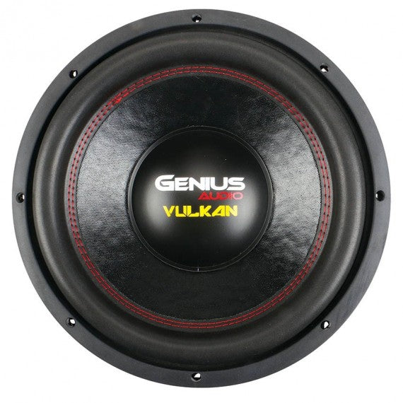 SUBWOOFER SERIE VULKAN 12" 1000 WMAX / 500 WRMS DOBLE BOBINA 4 OHM VOICE COIL ALAMBRE REDONDO DE COBRE