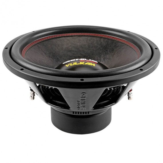 SUBWOOFER SERIE VULKAN 15" 1000 WMAX / 500 WRMS DOBLE BOBINA 4 OHM VOICE COIL ALAMBRE REDONDO DE COBRE