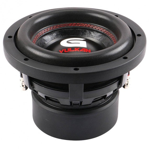 SUBWOOFER MINI SERIE VULKAN 8" 800 WMAX / 400 WRMS DOBLE BOBINA 4 OHM VOICE COIL ALAMBRE REDONDO DE COBRE