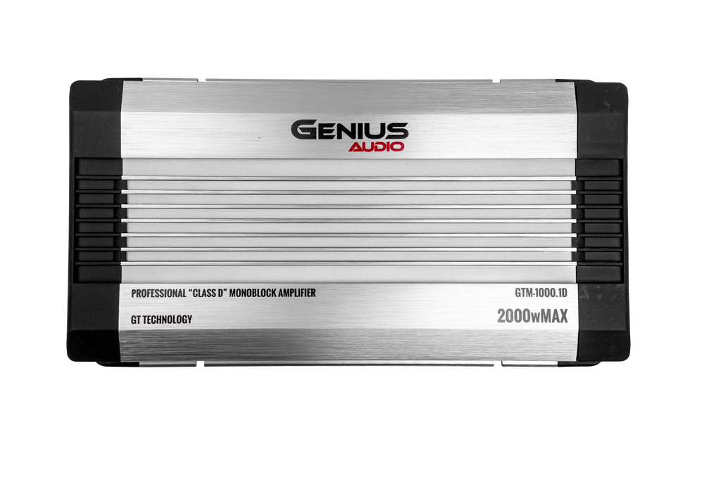 AMPLIFICADOR COMPACT DIGITAL 1 CANAL SERIE GTM 2000 WMAX / 1000 WRMS X 1 CH ESTABLE 1 OHM MONO