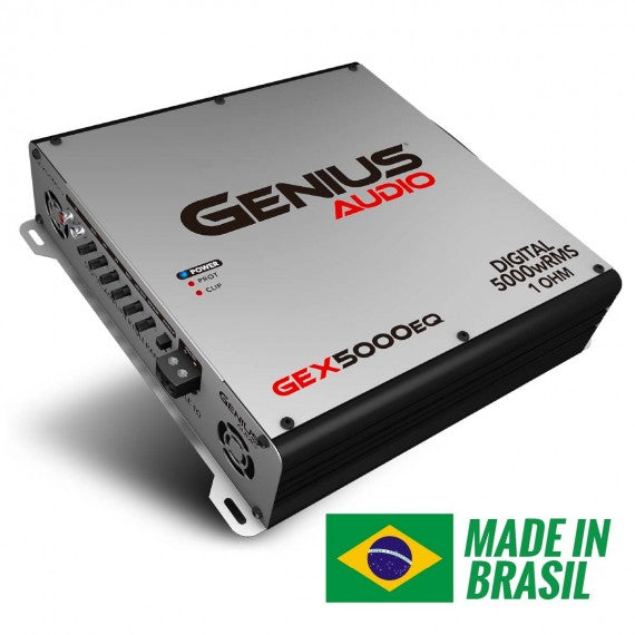 AMPLIFICADOR MONOBLOCK CLASE D DIGITAL FULL RANGE BRASILERO 10000 W MAX/5000 W RMS ESTABLE 1 OHM ESTEREO