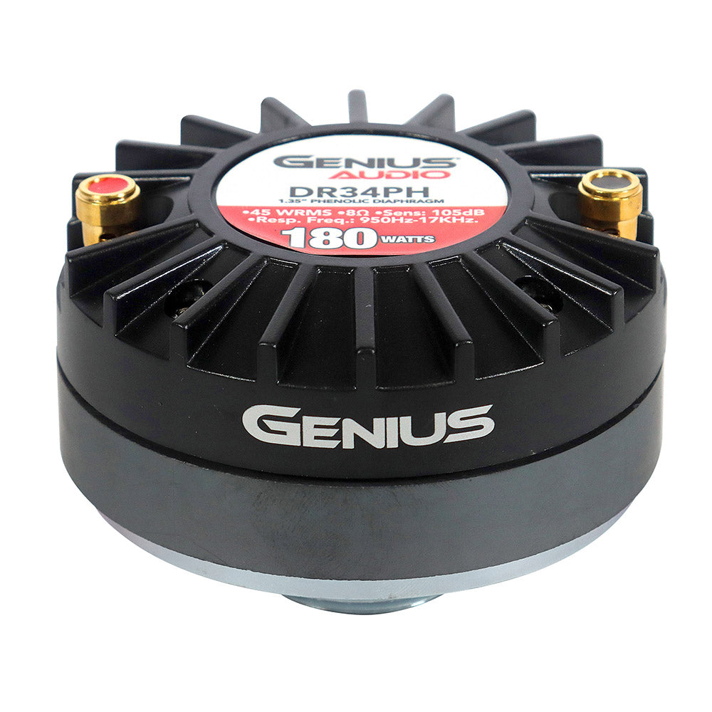 CONTROLADOR DE COMPRESIÓN DIAFRAGMA FENÓLICO MAGNETO DE FERRITA 1.35" VOICE COIL 180 W