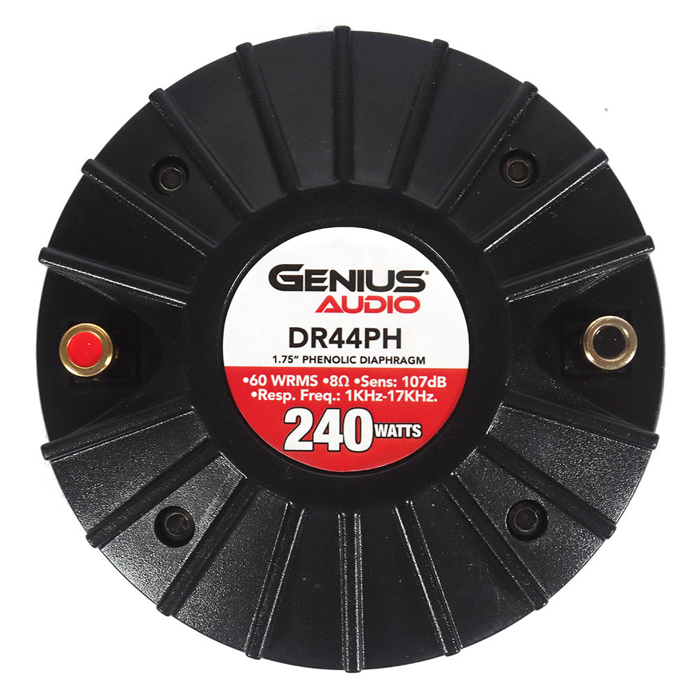 CONTROLADOR DE COMPRESIÓN DIAFRAGMA FENÓLICO MAGNETO DE FERRITA 1.75" VOICE COIL 240 W
