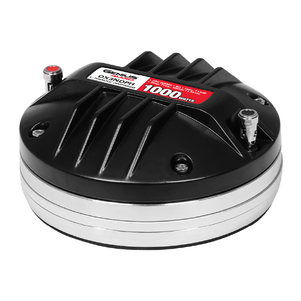 CONTROLADOR PROFESIONAL DE ALTA COMPRESIÓN  DIAFRAGMA FENÓLICO 3" VOICE COIL 1000 W