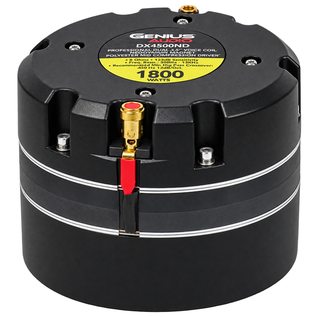 PROFESSIONAL DUAL 3.5” VOICE COIL NEODYMIUM MAGNET COMPRESSION DRIVER