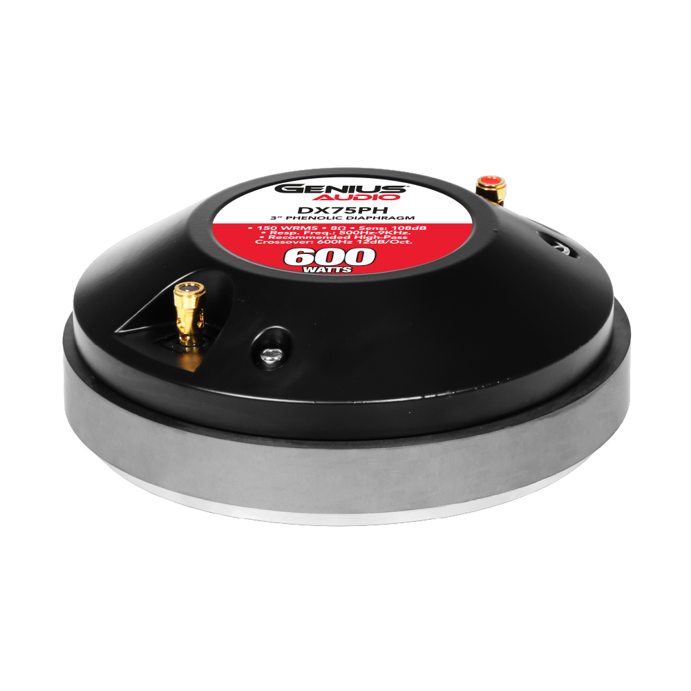 DRIVER FENÓLICO PROFESIONAL DE ALTA COMPRESIÓN, BOBINA DE VOZ DE 3", 150 W RMS