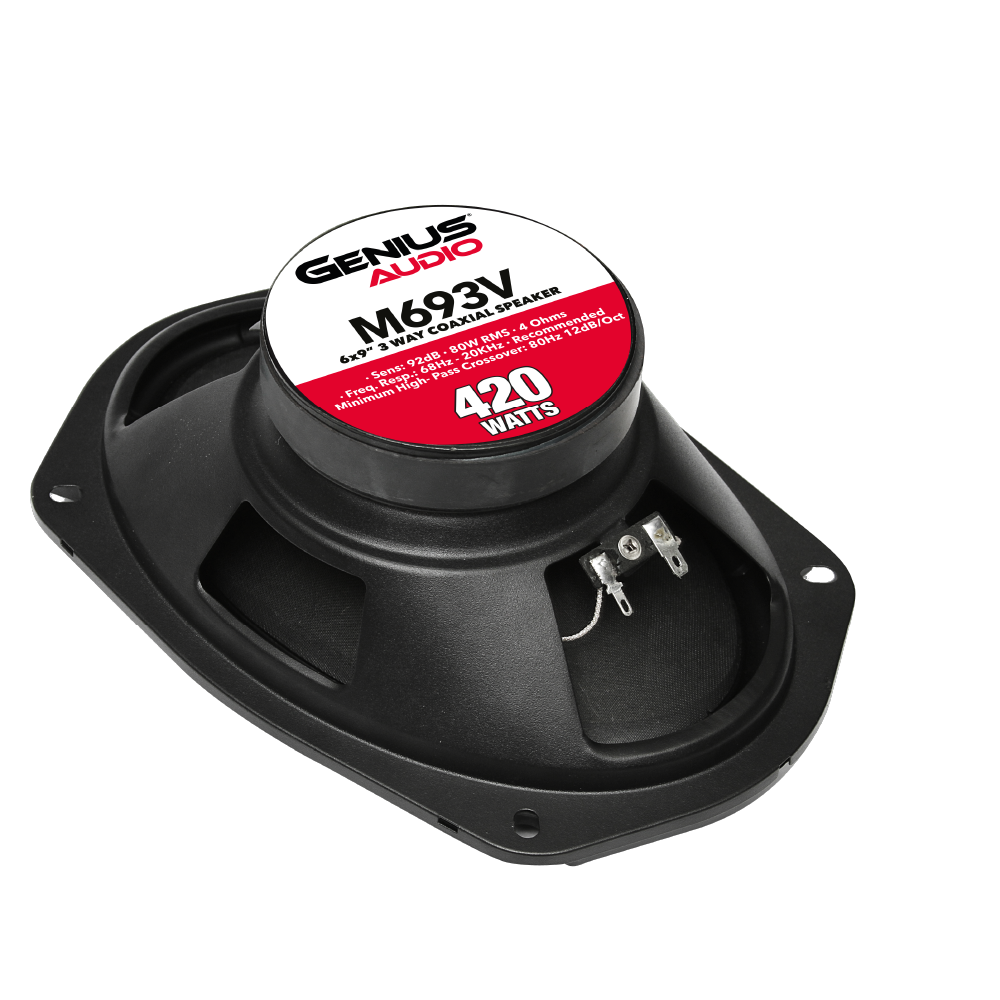 ALTAVOZ COAXIAL DE RANGO COMPLETO DE 3 VIAS 6X9