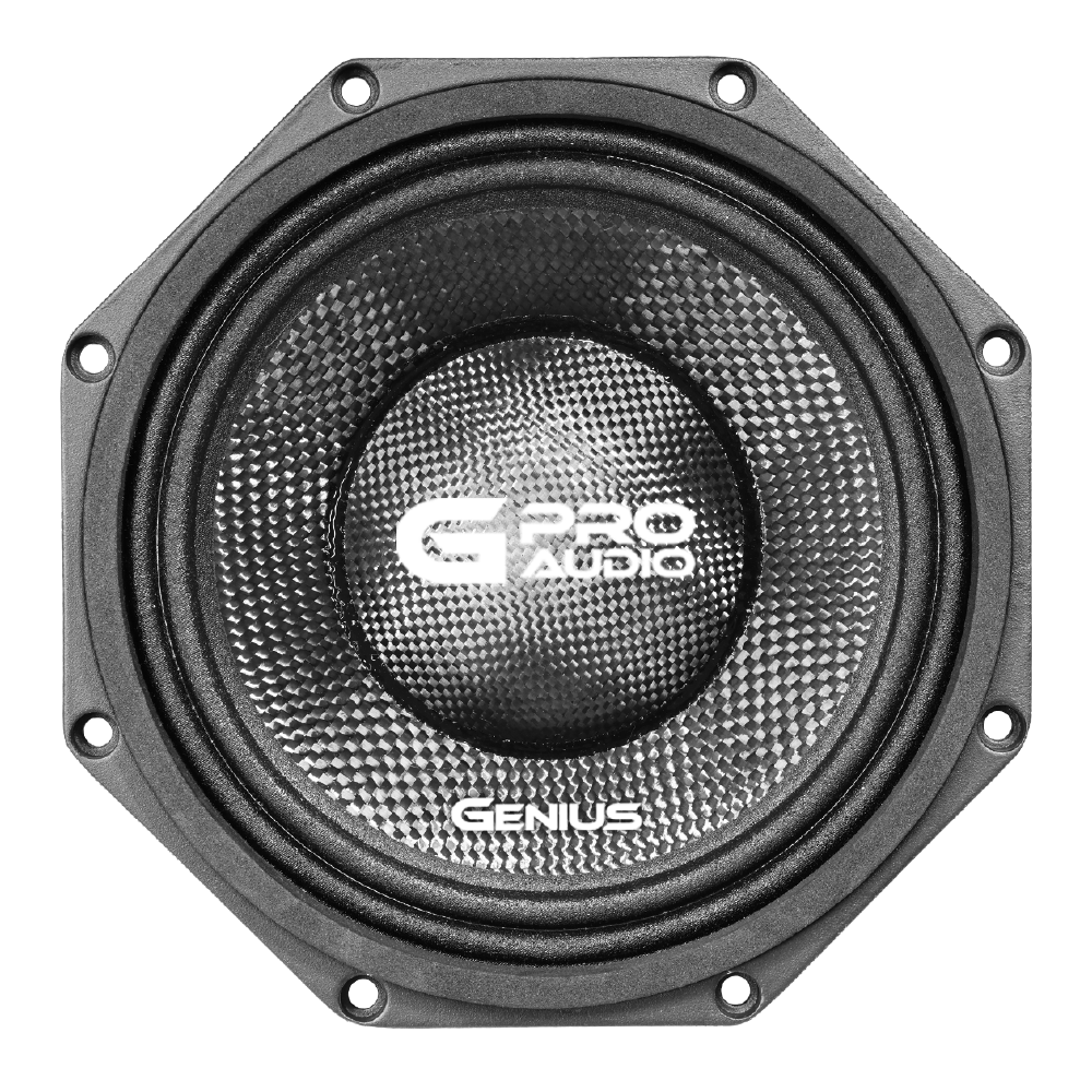 MBX138C 8” OCTAGONAL MIDBASS LOUDSPEAKER WITH CARBON FIBER CONE 1200 WMAX