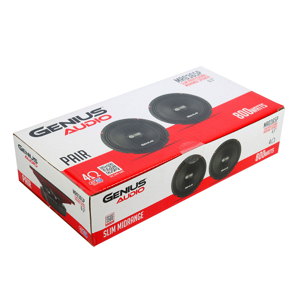 ALTAVOZ MEDIO RANGO SLIM EN PAR PRO AUDIO 6.5