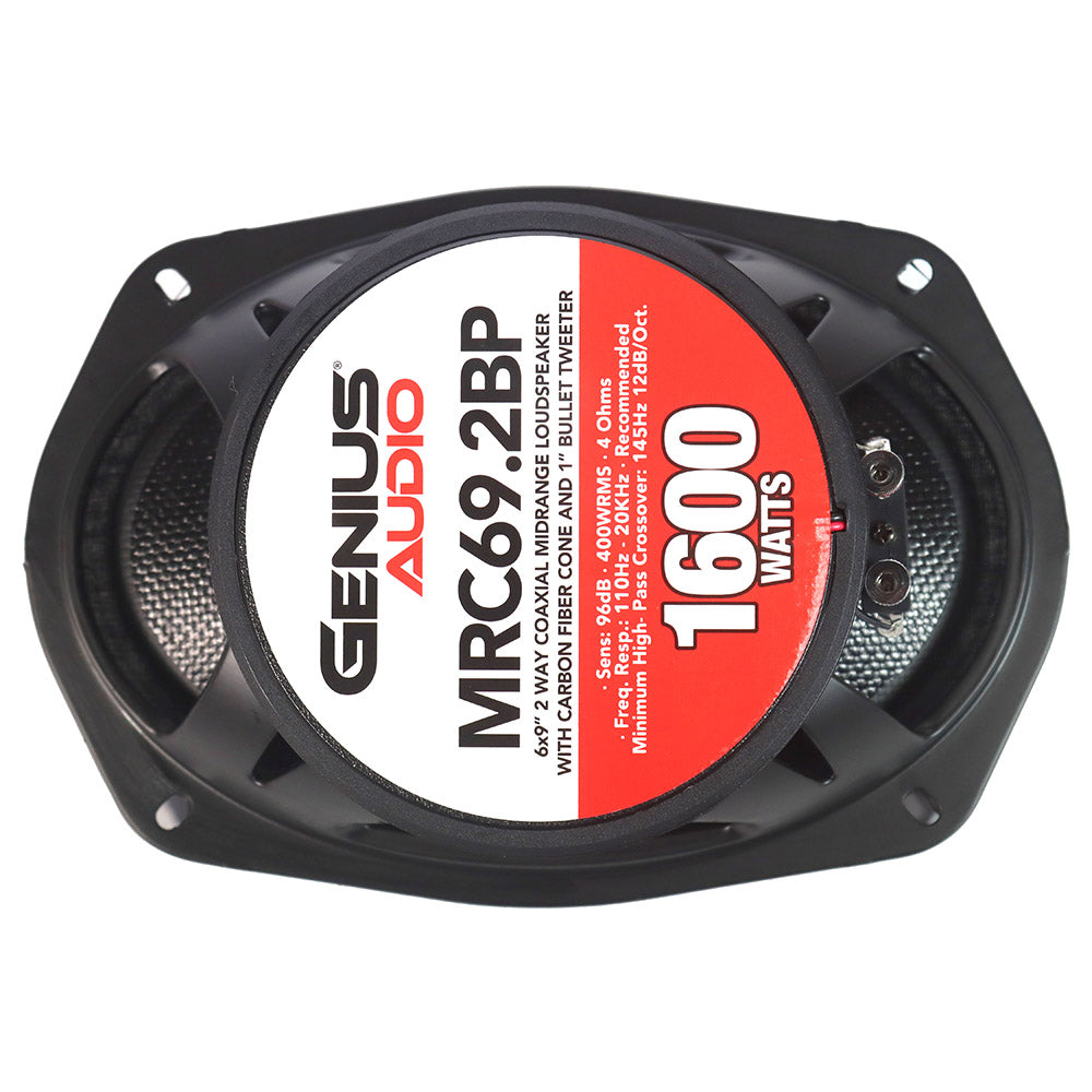 6x9” 2 WAY COAXIAL MIDRANGE LOUDSPEAKER WITH CARBON FIBER CONE