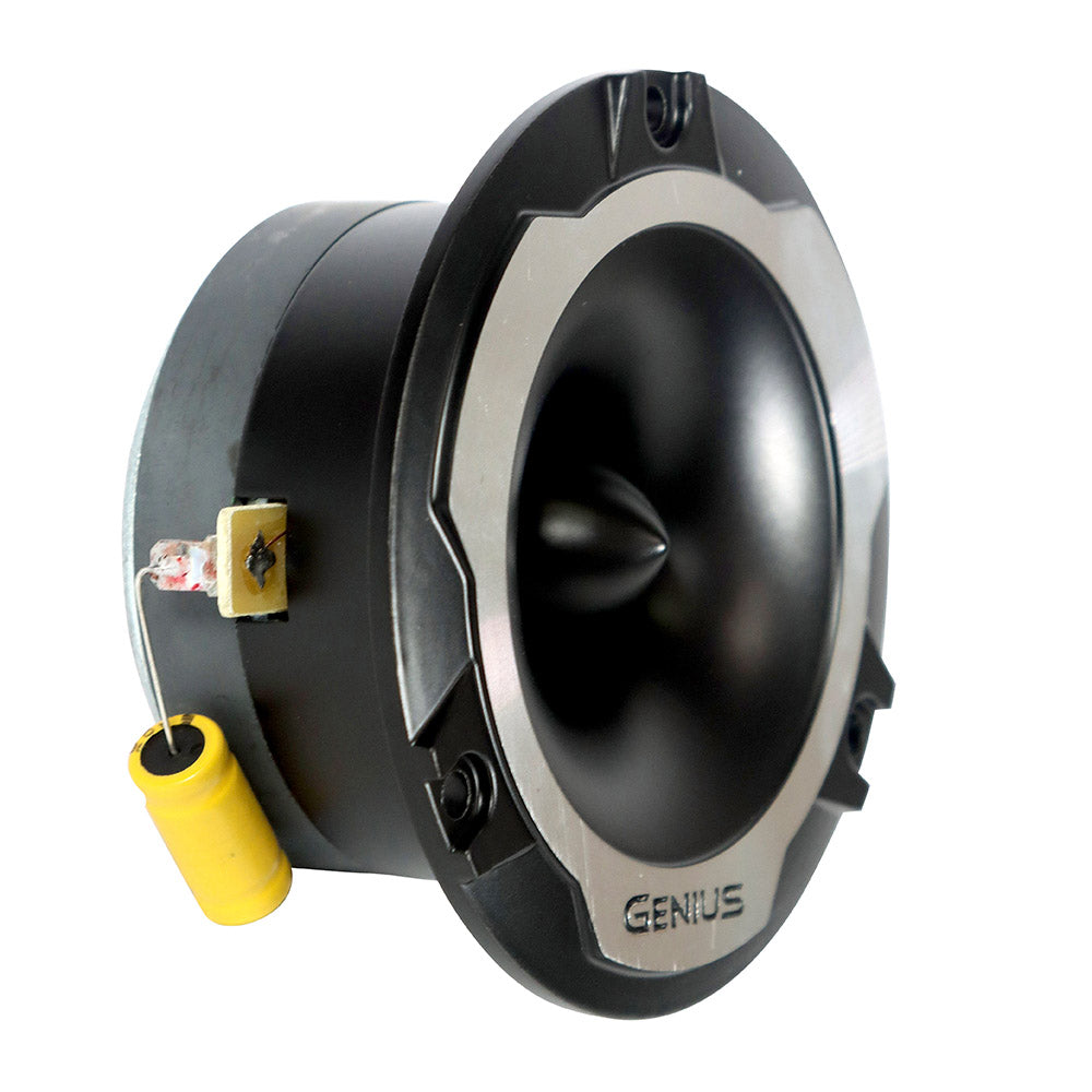 SUPER TWEETER EN PAR PROFESIONAL CON BULLET DE ALTA COMPRESION CON DIAFRAGMA DE TITANIUM 1" VOICE COIL