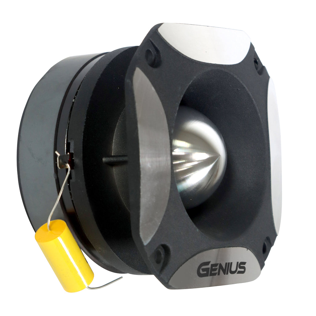 SUPER TWEETER PROFESIONAL 4" DE DIAMETRO DE MONTURA CON DIAFRAGMA DE ALUMINIO DE ALTA COMPRESION 1.75" VOICE COIL 400W