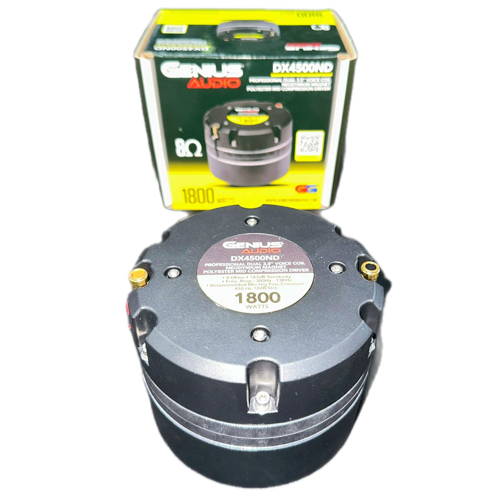 PROFESSIONAL DUAL 3.5” VOICE COIL NEODYMIUM MAGNET COMPRESSION DRIVER