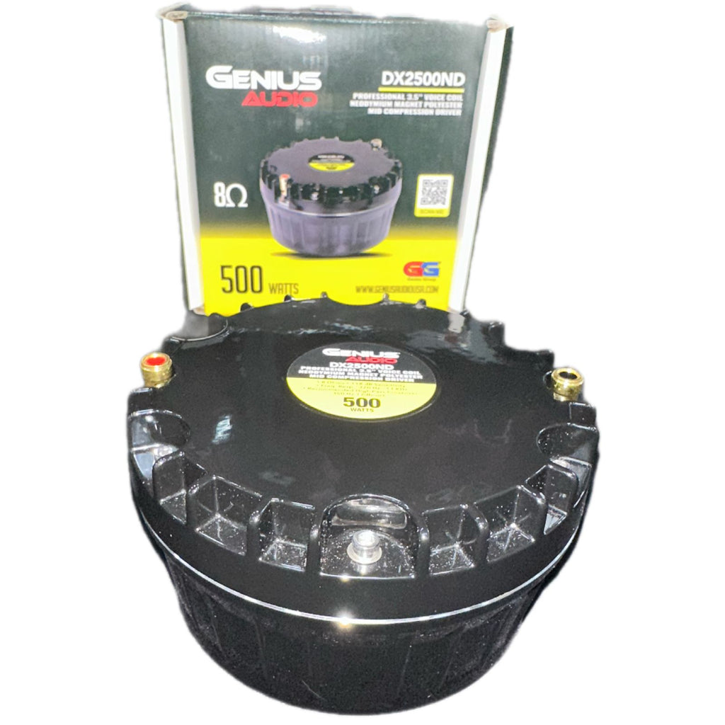 DX2500ND PROFESSIONAL DUAL 3.5" VOICE COIL NEODYMIUM MAGNET POL VESTER MID COMPRESSION DRIVER